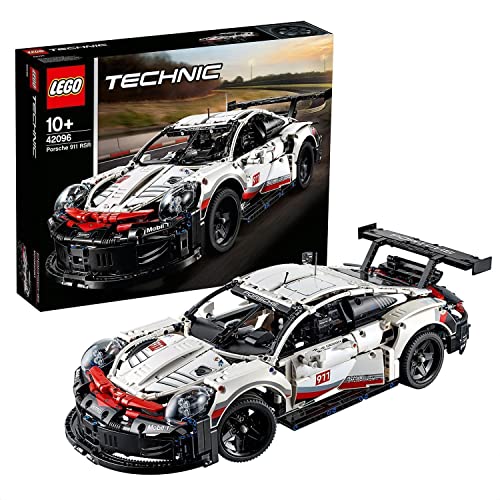 LEGO 42096 Technic Porsche 911 RSR Modelo de Coleccionista de Coche de Carreras, Set de Construcción para Niños +10 años