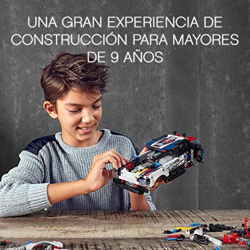 LEGO 42109 Technic Control Coche de Rally Top Gear Controlado por App, Teledirigido para Niños 9 Años, Maqueta para Construir