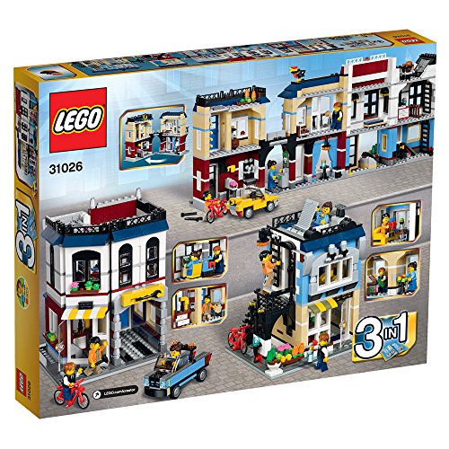 Lego Creator - Tienda de Bicicletas y cafetería, Juego de construcción (31026)