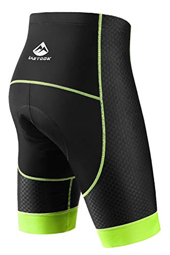 Letook Maillots Ciclismo Hombre Conjunto de Ropa Verano Bicicleta Manga Corta +Pantalones Cortos(Pantalones,XXL)