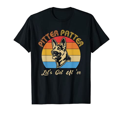 Let's Get At 'er Shirt - Camiseta de pastor alemán Camiseta