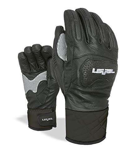 Level Race Guantes, Hombre, Negro, 9