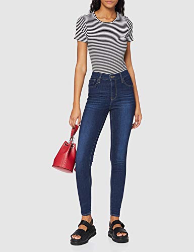 Levi's 720 Hirise Super Skinny, Vaqueros Mujer, Indigo Daze, 28W / 28L