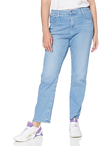Levi's Plus Size 724 PL HR Straight Jeans, Rio Aura Plus, 40 Short para Mujer
