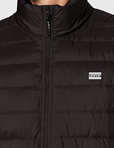 Levi's Presidio Packable Jacket Chaqueta, Mineral Black, XL para Hombre