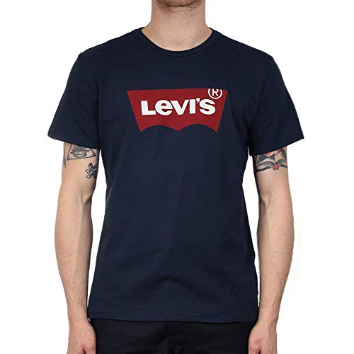 Levi's Set-In Neck Camiseta, Hm Graphic Dress Blues, M para Hombre