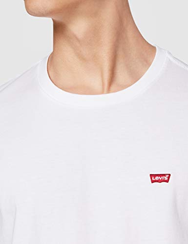 Levi's SS Original Hm tee Camiseta, Cotton + Patch White, S para Hombre