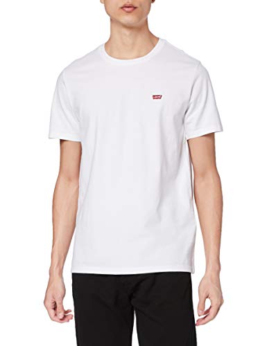 Levi's SS Original Hm tee Camiseta, Cotton + Patch White, S para Hombre