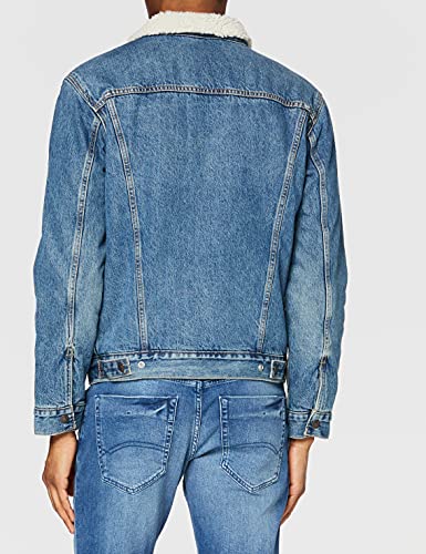 Levi's Type 3 Chaqueta de Camionero, Fable Sherpa Trucker, L para Hombre