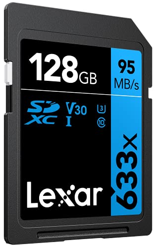 Lexar Professional 633x - Tarjeta de memoria de 128 GB (SDXC, UHS-I)