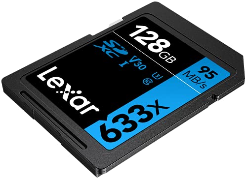 Lexar Professional 633x - Tarjeta de memoria de 128 GB (SDXC, UHS-I)