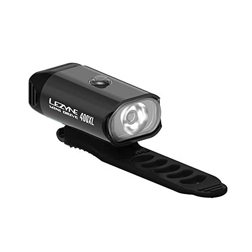 LEZYNE Mini Drive 400 LUMENS Black, Adultos Unisex, Negro, Medio