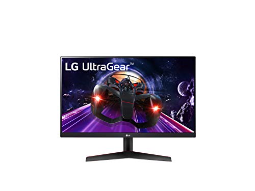 LG 24GN600-B Ultragear - Monitor Gaming (Panel IPS: 1920x1080p, 16:9, 300 CD/m², 1000:1, 144 Hz, 1 ms, DPx1, HDMIx2; AMD Freesync), negro