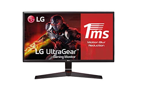 LG 24MP59G-P - Monitor Gaming de 60,4 cm (23,8") Full HD (1920 x 1080, IPS, 16:9, DisplayPort x1, HDMI x1, D-SUB x1, AUX x1, Antireflejo), Negro