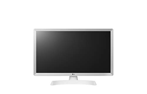 LG 24TL510V-WZ - Monitor TV de 61 cm (24") con pantalla LED HD (1366 x 768 píxeles, 16:9, DVB-T2/C/S2, 250 cd/m², 5ms, 5M:1, 10W, 1xHDMI 1.3, 1xUSB 2.0) Color Blanco