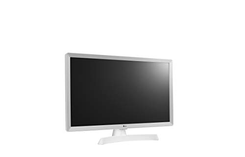 LG 24TL510V-WZ - Monitor TV de 61 cm (24") con pantalla LED HD (1366 x 768 píxeles, 16:9, DVB-T2/C/S2, 250 cd/m², 5ms, 5M:1, 10W, 1xHDMI 1.3, 1xUSB 2.0) Color Blanco