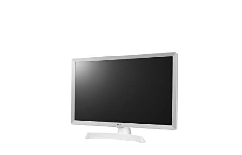 LG 24TL510V-WZ - Monitor TV de 61 cm (24") con pantalla LED HD (1366 x 768 píxeles, 16:9, DVB-T2/C/S2, 250 cd/m², 5ms, 5M:1, 10W, 1xHDMI 1.3, 1xUSB 2.0) Color Blanco