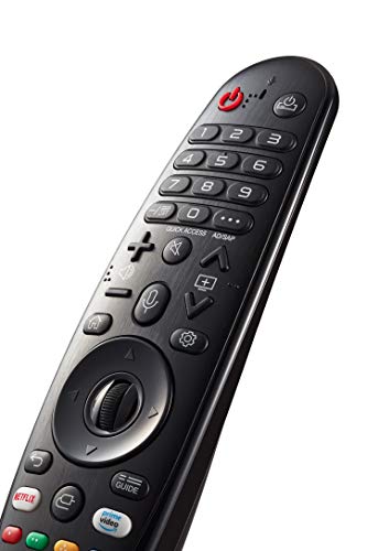 LG Magic Control MR20GA - Mando a Distancia para Smart TV LG 2020 (Reconocimiento de Voz, apunta y navega, Rueda de Scroll, Teclado numérico, Botones Netflix, Prime Video y Rakuten TV) Color Negro