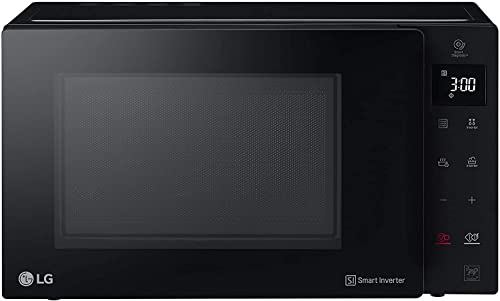 LG MH6535GIB Microondas Grill Smart Inverter Microondas 1000 W, Grill 900 W, Micro+Grill 1450 W, 25 litros de capacidad, Display LED, Plato interior 292 mm, Color Negro