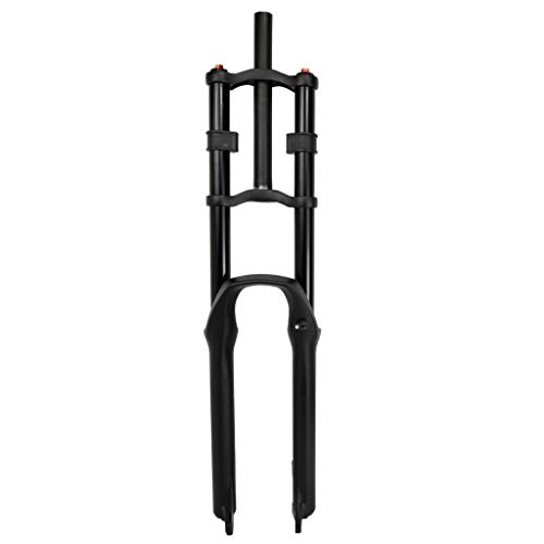 LHHL Horquilla de suspensión de bicicleta MTB 26"/27.5''/29" DH Amortiguador de choque de bicicleta 1-1/8" Travel 135mm QR (Color: Negro, Tamaño: 29")