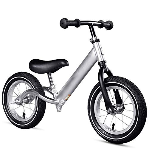 LHQ-HQ Bicicletas niños Equilibrio niños Bicicleta de Equilibrio Asiento Ajustable sin Pedal de Empuje y Stride niños y los niños Que Caminan del Deporte de la Bicicleta de Entrenamiento Edad Durante