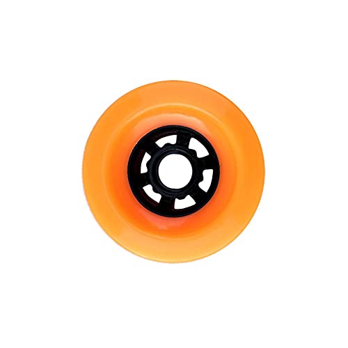 LIBAISI 1set 90mm Patinete eléctrico PU Ruedas con Engranaje E-Skateboard Wheels Longboard Wheels Durness 90x52 Rebounde Alto Pieza de patinetas ( Color : Orange )
