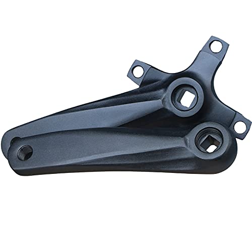 LICHUXIN 1 Par De Bielas De Bicicleta con Agujero Cuadrado 152 Mm / 165 Mm / 170 Mm, Manivela De MTB De Una Sola Velocidad De Aleación De Aluminio Ultraligera 104BCD, Piezas De Bicicleta,152mm