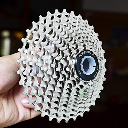 Lijincheng Ruedas Libres Bicicleta de Carretera SLR2 Cassette Ultralight 11 Velocidad 11-28T / 32/34 / 36T CNC 11S Freewheel K7 11V Sprocket HG Sistema para Shimano (Color : 11S 34T SLR2)