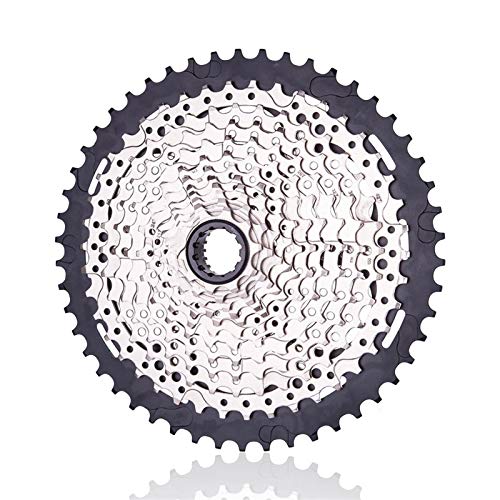 Lijincheng Ruedas Libres MTB Ultimate 12 Velocidad 10-50T L MS Cassette MOINT Bici CASSETE Micro Spline CASSETE 12V K7 PUNTOR para EL Cuerpo DE MS HUB M6100 M7100 M8100 (Color : MS 12s 10 50 Silver)