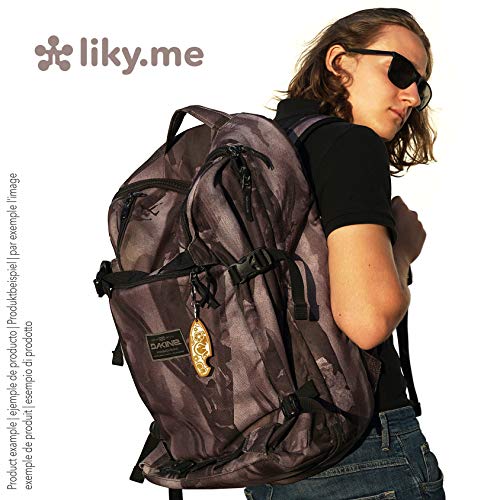 LIKY ® Bicicleta Bici - Llavero Original de Madera Grabado Regalo para los fanáticos del Ciclismo hobre Mujer cumpleaños pasatiempo Colgante Bolso Mochila