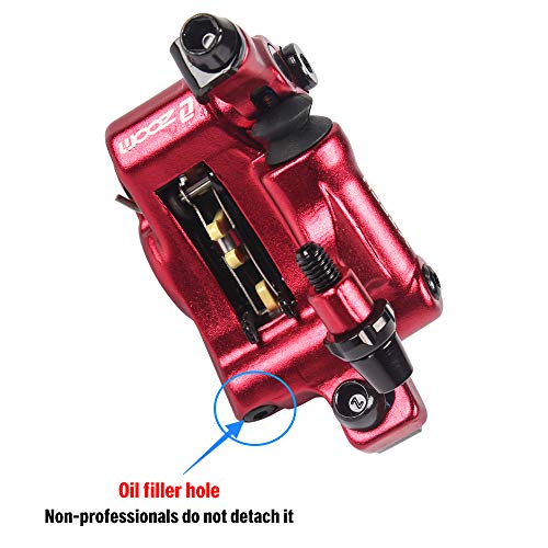Lixada Bicicleta Freno de Disco Hidráulico Pinzas Traseras Delanteras Ciclismo MTB Plegable Freno Hidráulico Accesorio de Bicicleta