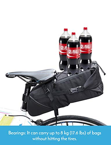 Lixada Bolsa de Sillín para Bicicleta Impermeable Bolsa Trasera de Bicicleta para MTB Bicicleta de Carretera 3-10L