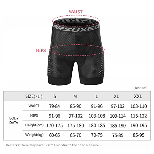 Lixada Ciclismo Ropa interior acolchada 5D Gel acolchado Pantalones cortos de bicicleta de secado rápido antideslizante MTB bicicleta Riding Shorts