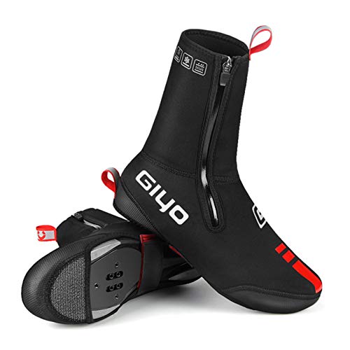 Lixada Cubrezapatillas de Ciclismo Impermeables a Prueba de Viento Cubrezapatos Cálidos MTB de Carretera Bicicleta Fundas para Zapatos de Invierno Protector