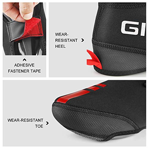 Lixada Cubrezapatillas de Ciclismo Impermeables a Prueba de Viento Cubrezapatos Cálidos MTB de Carretera Bicicleta Fundas para Zapatos de Invierno Protector