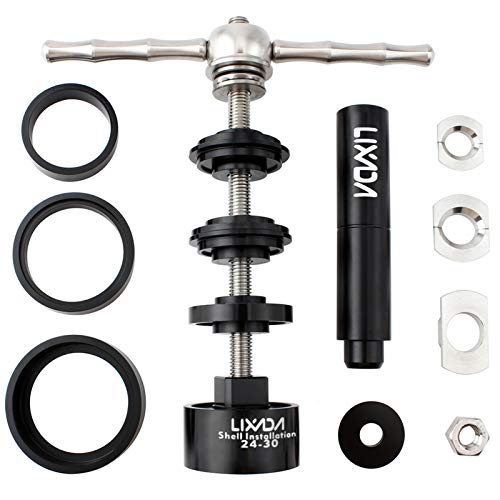 Lixada Kit de Herramientas de Extracción y Instalación para Soporte Inferior de Bicicleta Removedor de Pedalier de Bicicleta para BB86/BB30/BB91/BB92/PF30