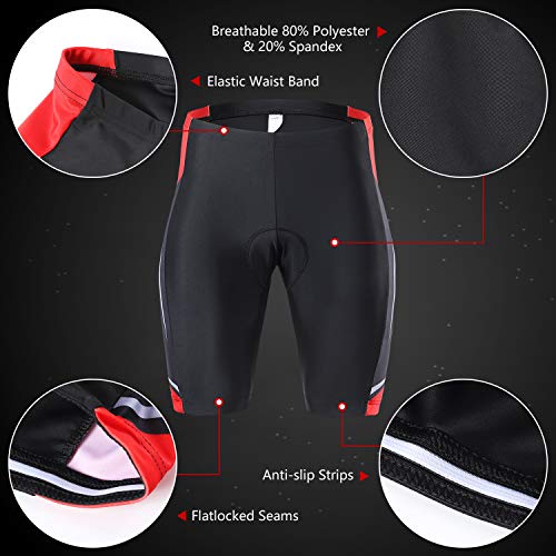 Lixada Maillots de Ciclismo Hombres Camiseta y Pantalones Cortos de Ciclismo Conjunto de Ropa Para Ciclismo Al Aire Libre