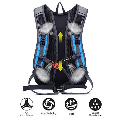 Lixada Mochila Bicicleta Resistente Al Agua Viajes Senderismo Camping Running Bolsa de Agua