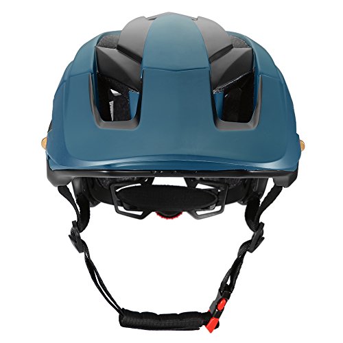 Lixxada Casco de Ciclismo de Montaña Casco Protector Ultraligero de Seguridad Deportiva 13 Orificios de Ventilación (Verde Oscuro + Negro)