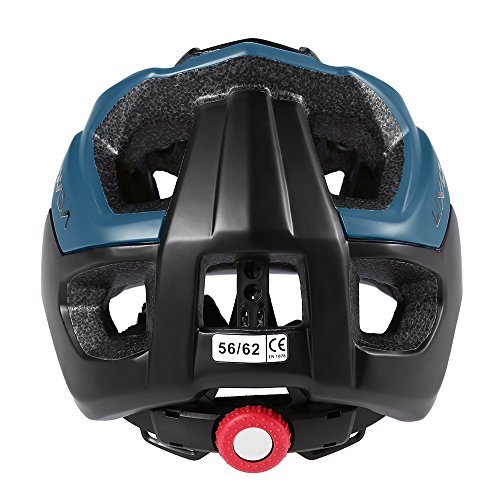 Lixxada Casco de Ciclismo de Montaña Casco Protector Ultraligero de Seguridad Deportiva 13 Orificios de Ventilación (Verde Oscuro + Negro)