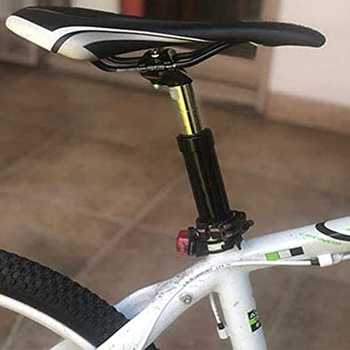 LJHYYY Tija de Sillin con Suspension, 27,2mm Diámetro Tija Telescopica MTB Electronica, Cómodo Tija Suspension MTB para Bicicleta