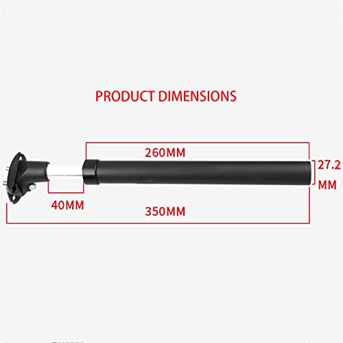 LJHYYY Tija de Sillín de Bicicleta, de Aluminio Tija Suspension MTB, para Estrenar Tija Telescopica MTB Electronica para Trekking Citybike