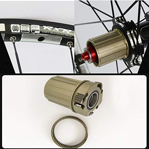 Llanta de bicicleta Pasta de ruedas de bicicleta 26 / 27.5 / 29 " MTB CNC Llantas de aleación de doble pared llantas Hubs de carbono Freno de disco 2 4H QR NBK Rodamiento sellado para cassette de 7-11