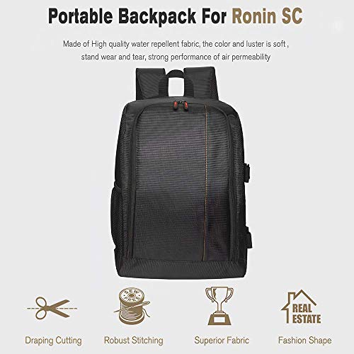 LNHJZ Mochila Ronin SC, Mochila estabilizadora portátil Impermeable para dji Ronin SC Gimbal Mavic Pro Air Spark Mavic 2 Drone SLR Camera