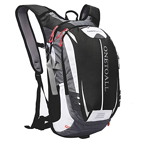 Local Lion 18L Mochila de Ciclismo de Hidratación Deportes al Aire Libre de Senderismo Excursion Multifuncional Nylon para Unisex Color Negro