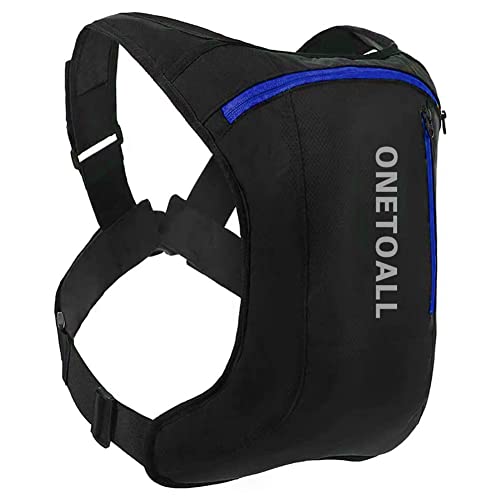 Local Lion 5.5L Mochila de Ciclismo para Hidratación, Equipo Ligero para Running Correr Senderismo Caminar (azul3)