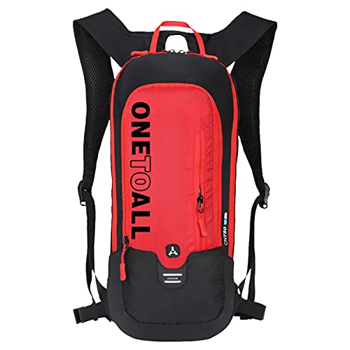 Local Lion 6L Mochilas de Hidratacion Ciclismo al Aire Libre de Unisex Multifuncional Impermeable de Poliester para Viaje Rojo