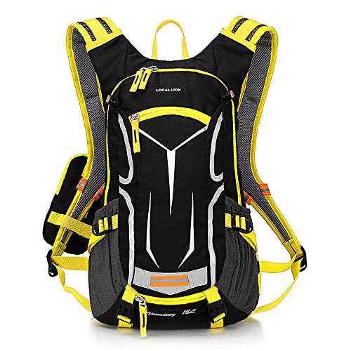 Local Lion Mochila 18L Senderismo Montanismo Ciclismo Camping Viaje al Aire Libre Hombres Mujeres Impermeable