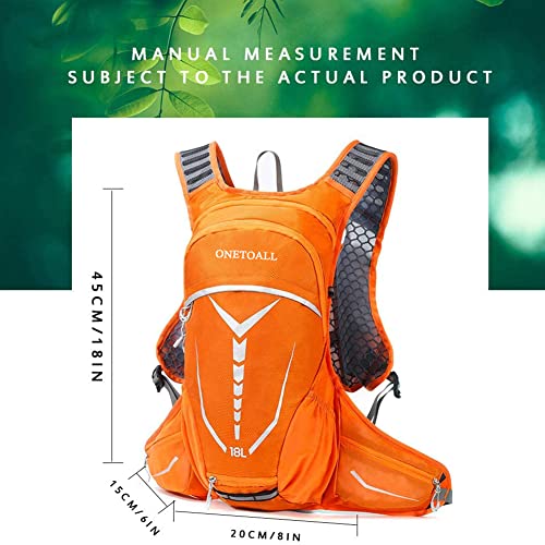 Local Lion Mochila de Ciclismo 12L/18L Unisex Impermeable con Funda de Casco, Adecuado para Senderismo Running Montanismo Camping Viaje Deporte al Aire Libre