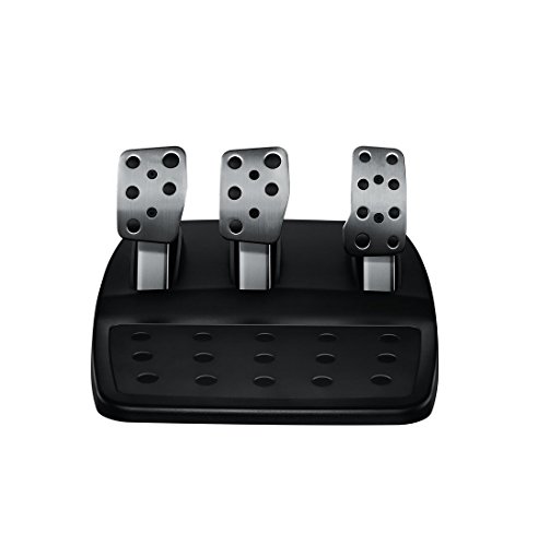 Logitech G G29 Volante y Pedales de Carrera, Force Feedback, para PS5, PS4, PC y MAC y Palanca de Cambio para Volante, 6 Velocidades, Marcha Atrás a Presion, Acero y Cuero auténtico